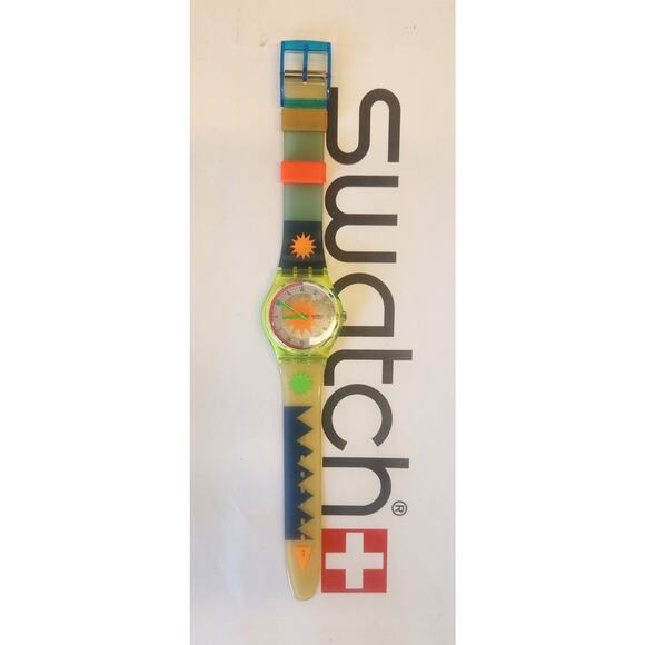 Swatch watch ARTIC STAR GJ108 1992 Standard Gents New old stock - Picture 3 of 6